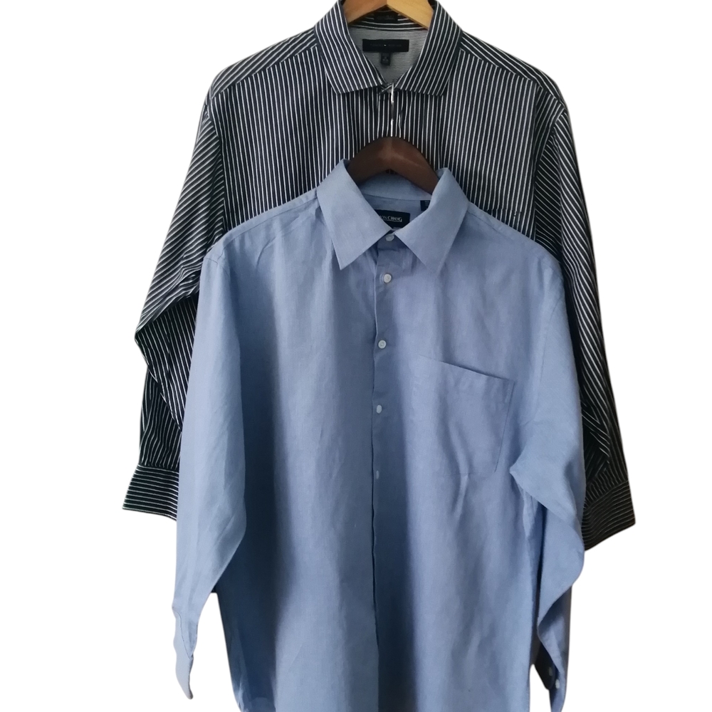Simon Chang/Tommy Hilfiger   Men's Button Down Shirts XL